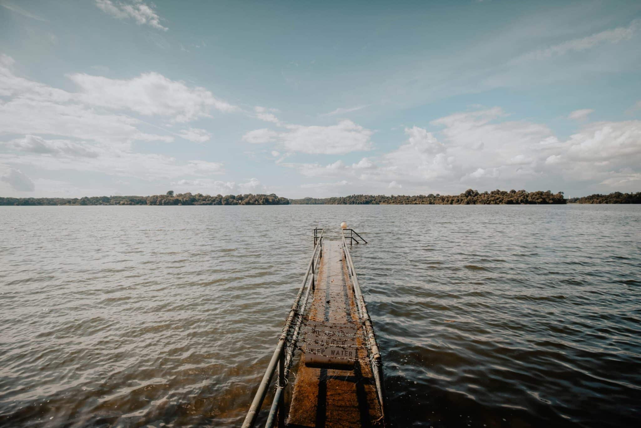 brown wooden dock during daytime